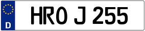 Truck License Plate